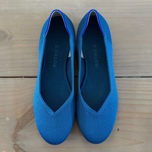 Rothy's Blue Flats 8.5 Size